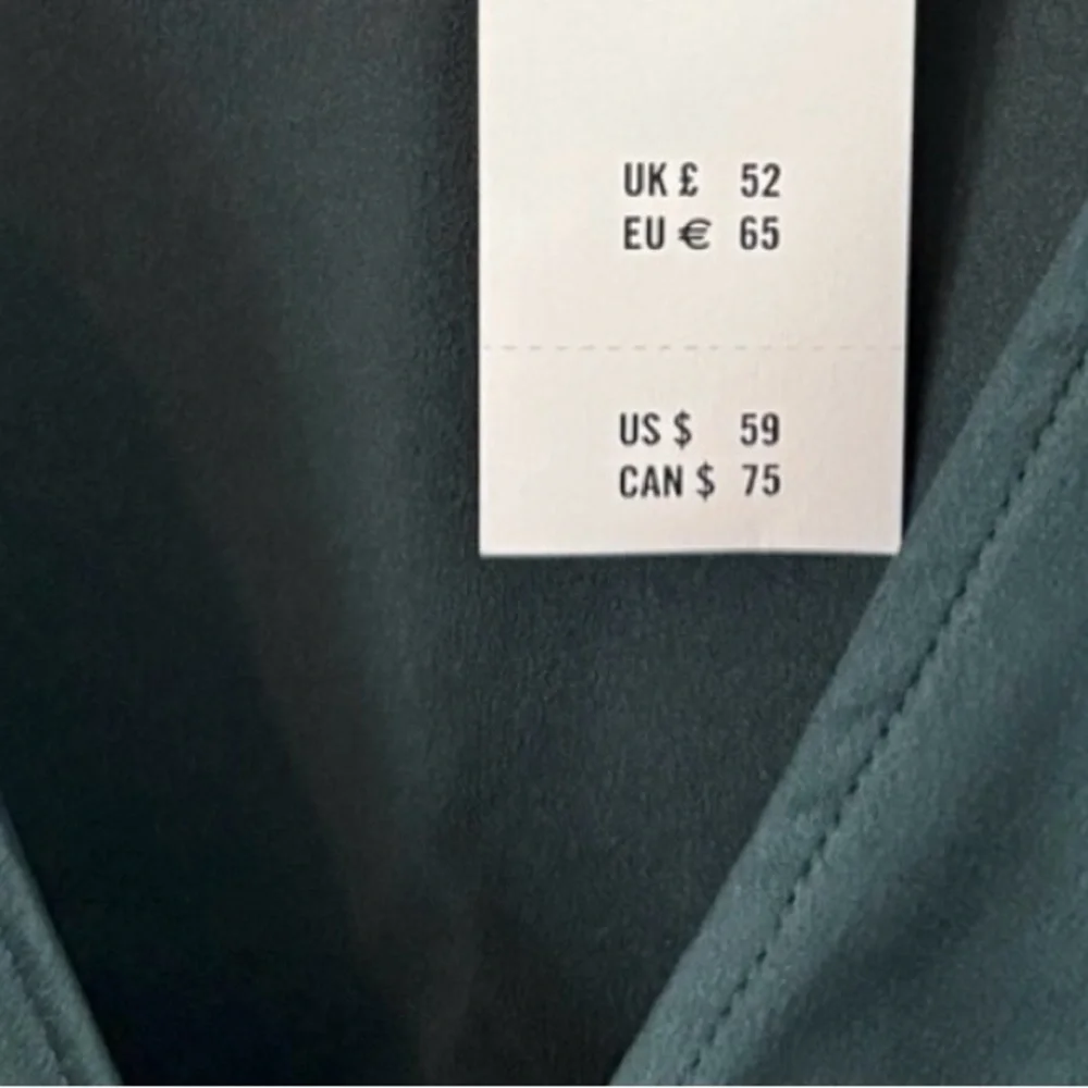 Abercrombie & Fitch Deep Green Satin Skirt Set